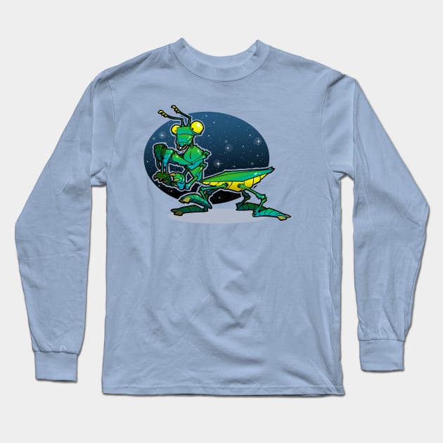 Alien Insect Long Sleeve T-Shirt by RichCameron